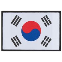 Zuid Korea Badge (10x7cm)