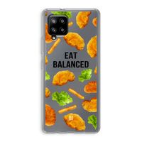 Eat Balanced: Samsung Galaxy A42 5G Transparant Hoesje