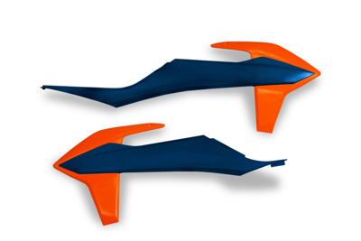 UFO PLAST Radiator covers ufo ktm blue/ orange