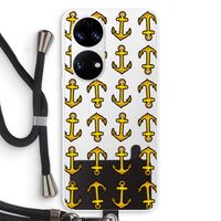 Musketon Anchor: Huawei P50 Transparant Hoesje met koord