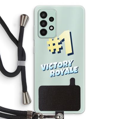 Victory Royale: Samsung Galaxy A52s 5G Transparant Hoesje met koord