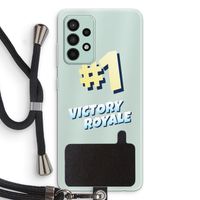 Victory Royale: Samsung Galaxy A52s 5G Transparant Hoesje met koord