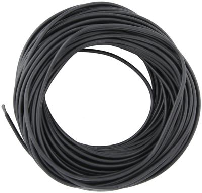 HERTH+BUSS Insulating tubes 6 mm 50 soft pvc black