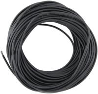 HERTH+BUSS Insulating tubes 6 mm 50 soft pvc black