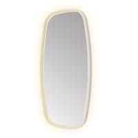Spiegel Hotbath &MORE 80x40 cm LED-Verlichting Spiegelverwarming Deens Ovaal RVS