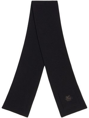 ETRO écharpe légère en laine - Noir