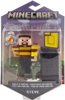 Minecraft 8cm Nether Portal Figure - Steve (Bee)