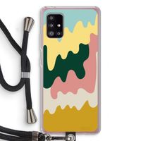 Baar B: Samsung Galaxy A51 5G Transparant Hoesje met koord