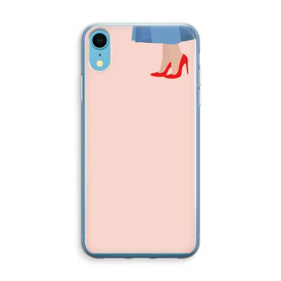 High heels: iPhone XR Transparant Hoesje