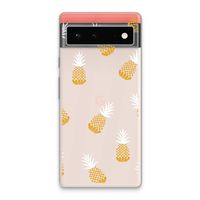 Ananasjes: Google Pixel 6 Transparant Hoesje