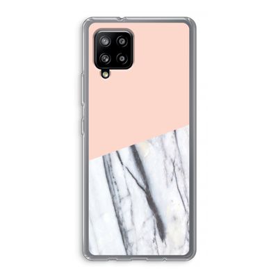 A touch of peach: Samsung Galaxy A42 5G Transparant Hoesje