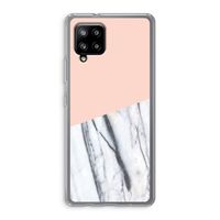 A touch of peach: Samsung Galaxy A42 5G Transparant Hoesje
