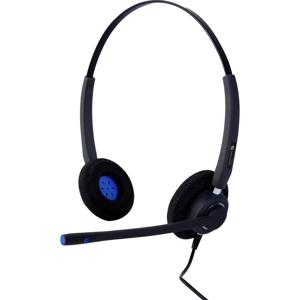 Alcatel-Lucent Enterprise AH 22 U On Ear headset Telefoon Kabel Zwart Ruisonderdrukking (microfoon)