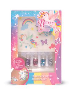 Casuelle Unicorn Tijdelijke Tatoo Giftset