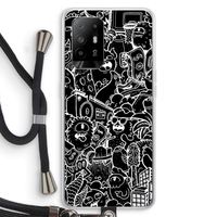 Vexx Black City : Oppo A94 5G Transparant Hoesje met koord