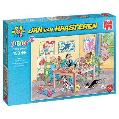 Jumbo Jan van Haasteren Junior puzzel Creatief met klei - 150 stukjes