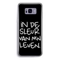 De Sleur: Samsung Galaxy S8 Plus Transparant Hoesje