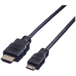 VALUE Monitorkabel HDMI High Speed HDMI Male - Mini HDMI Male, 2 m