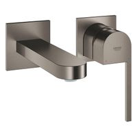 GROHE Plus waterbesparende wandkraan m-size met sprong 14.7cm brushed hard graphite 29303AL3