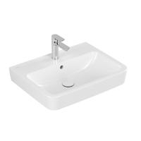 Villeroy & Boch O.novo wastafel onderzijde geslepen 60x46cm m.1 kraangat ceramic+ wit 4A416GR1