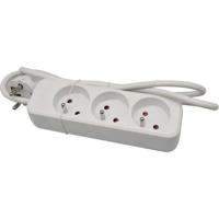 Unità domestica - GAO - 3 prese 2P+T - Con protezione bambini, conforme NF