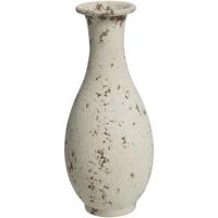 Vaas Ostia - off-white - metaal - 15,5xØ6,5 cm - Leen Bakker