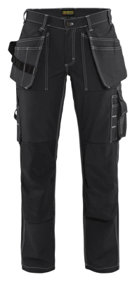 Blåkläder Dames werkbroek 15451370 | Zwart | Maat 42 - 7330509500460