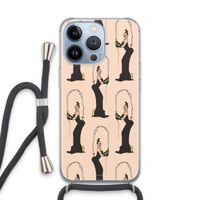 Pop Some Kim: iPhone 13 Pro Transparant Hoesje met koord