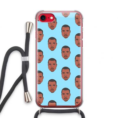 Kanye Call Me?: iPhone SE 2020 Transparant Hoesje met koord