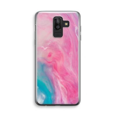 Roze explosie: Samsung Galaxy J8 (2018) Transparant Hoesje