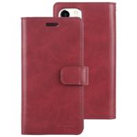 Voor iPhone 11 Pro kwik GOOSPERY MANSOOR horizontale Flip lederen draagtas met houder & kaartsleuven & portemonnee (wijn)