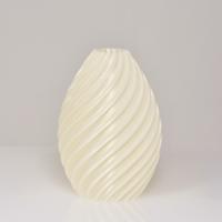 Heather 3D vaas 19x13cm Wit