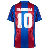 Meyba - Barcelona Retro Voetbalshirt 1989-1992 + Guardiola 10 - thumbnail