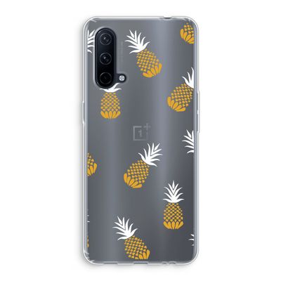 Ananasjes: OnePlus Nord CE 5G Transparant Hoesje