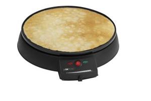 Clatronic CM 3372 Crêpe maker Met handmatige temperatuursinstelling Zwart