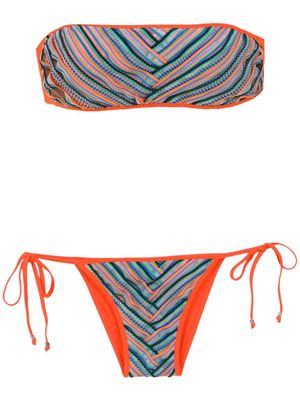 Amir Slama printed bikini set - Jaune