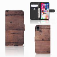 Apple iPhone Xr | Book Style Case | Old Wood