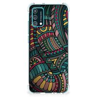 Samsung Galaxy M02s | A02s Doorzichtige Silicone Hoesje Aztec - thumbnail