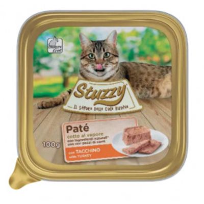 Stuzzy Paté met kalkoen kattenvoer 100 gr. 1 tray (32 x 100 g)