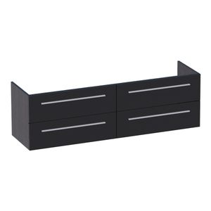 Sanituba EX onderkast 160cm black wood