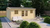 Tuindeco Dianne Blokhut 578x450 cm 40 mm vuren blank- Zadeldak- Onbehandeld vurenhout- Tuindeco