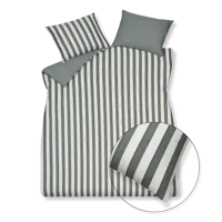 Vandyck home 97 cotton tencel off black Dekbedovertrek