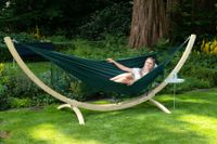 'Wood & Sublime' Green Tweepersoons Hangmatset - 180 kg - Groen - Brazilië - Tropilex