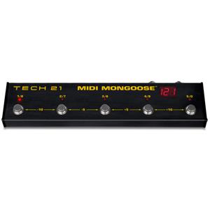 Tech 21 MIDI Mongoose MIDI voetcontroller