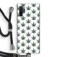 Weed: Samsung Galaxy Note 10 Plus Transparant Hoesje met koord Weed: Samsung Galaxy Note 10 Plus Transparant Hoesje met koord