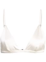 Fleur Du Mal soutien-gorge à bonnets triangles - Blanc