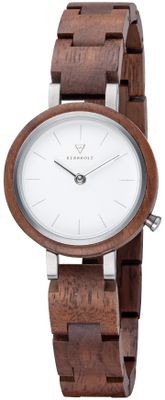 Kerbholz Matilda horloge donkerbruin