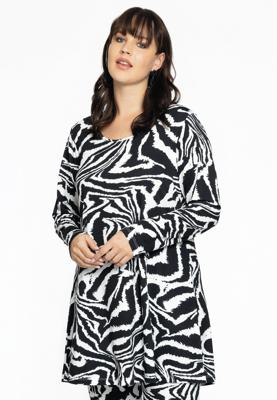 Yoek Tuniek wide bottom | Zwart | Maat 54/56