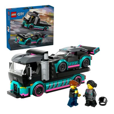 LEGO city 60406 raceauto en transporttruck