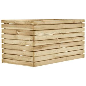 vidaXL Plantenbak verhoogd 100x50x50 cm geïmpregneerd grenenhout